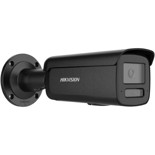 Caméra tube IP 4 MP ColorVu IA périmétrique objectif 2.8 mm – DS-2CD2T47G3-LIS2UY/SL(2.8mm)/BLACK