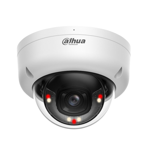 Caméra dôme IP 4 MP Smart Dual Light objectif 2.8 mm LED 30 m, IR 30 m – IPC-HDBW1439E1P-A-IL-0280B-S6