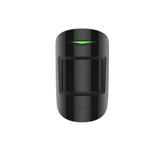 Détecteur mouvement et bris de verre Ajax CombiProtect noir – 38096.06.BL1
