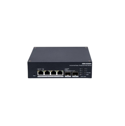4 Port Gigabit Smart Managed Industrial Solar POE Switch – DS-3T1506HP-EI-UPS