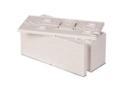 Entretoises blanches pour socle de contact d'ouverture RWX73M et RWX73F – RAX73XS0000A