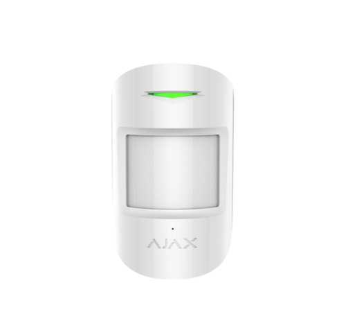 Détecteur mouvement et bris de verre Ajax CombiProtect blanc – 38097.06.WH1