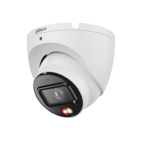 Caméra tourelle IP 6 MP Smart Dual Light objectif 2.8 mm LED 30 m, IR 30 m – IPC-HDW1639TP-A-IL-0280B-S6