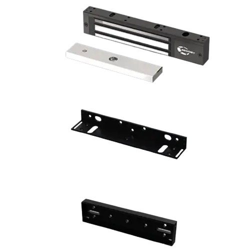 Pack poussant applique noir – 300 daN – 12-24V DC – contact – V300N_PUSH