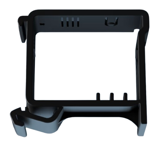 Support rail DIN Ajax noir – 51170.132.BL