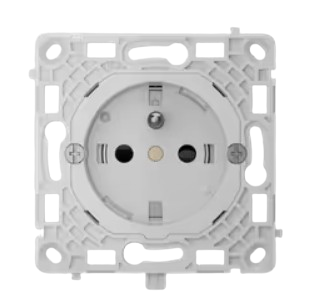 Prise encastrée Ajax OutletCore basique type E – 102912.165.NC