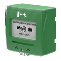 Déclencheur manuel verts 1 contact + capot – SHOKV1FR