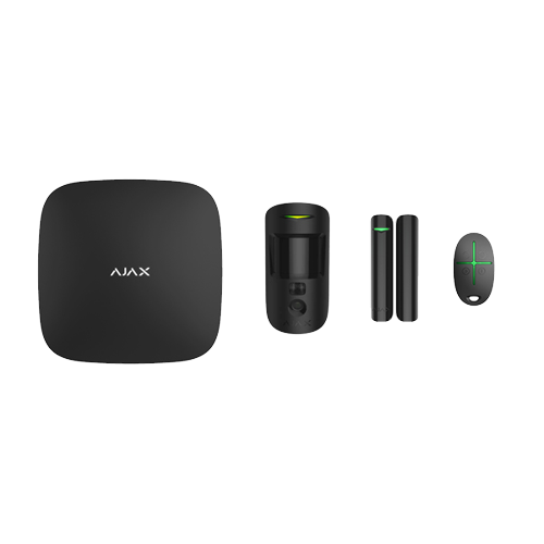 Kit d'alarme avec photo Ajax StarterKit Cam noir – 20291.58.BL1