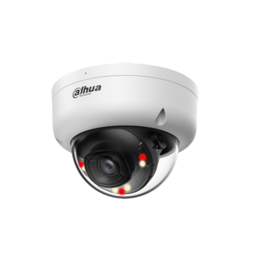 Caméra dôme IP 2 MP Smart Dual Light objectif 2.8 mm LED 30 m, IR 30 m – IPC-HDBW1239E1P-A-IL-0280B-S6