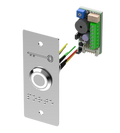 Bouton poussoir inox avec plaque étroite braille PORTE Led bicolore V/B Buzzer – PB19VB_BBL-E