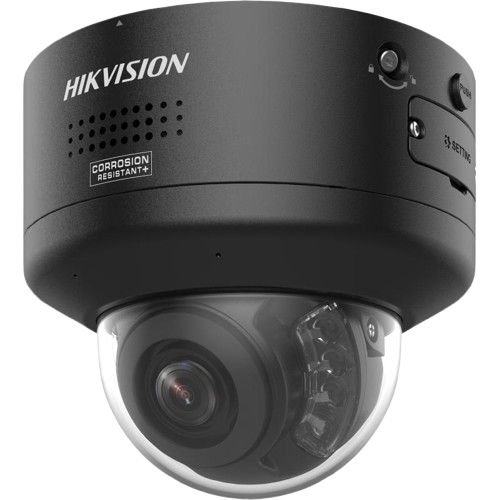 Caméra dôme IP 4 MP Powered by DarkFighter IA AcuSense objectif 2.8 - 12 mm – DS-2CD2746G3-IPTRZS2UY/SL(2812)OSTDBLACK