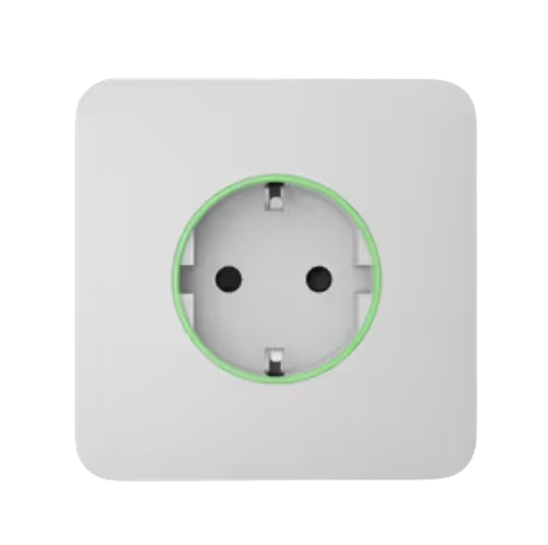 Façade Ajax SoloCover connectée type F blanc – 72572.164.WH