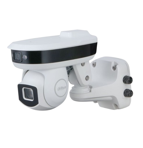 Caméra PTZ motorisée IP 2 x 4 MP Starlight IA périmétrique objectif 6 mm – SDT5A405WA-4F-B