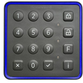 Lecteur de badge gris Anthracite – LU4516BHONA