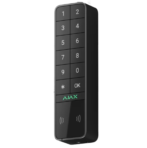 Clavier extérieur Ajax KeyPad Outdoor Jeweller noir – 99968.286.BL1