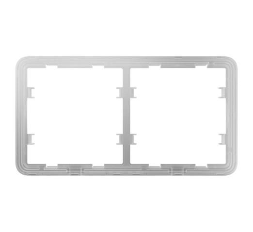 Cadre Ajax LightSwitch 2 places – 52188.141.NC
