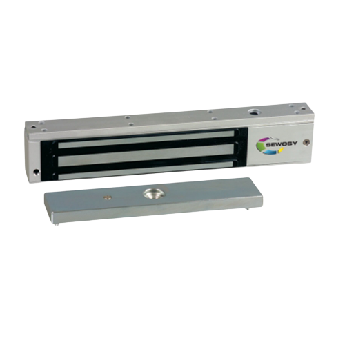 Ventouse électromagnétique applique 300 daN 12-24V DC + CTC + LEDs conforme NF S 61 937 – VENTOUSE ELECTROMAGNETIQUE APPLIQUE