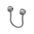 Passage de câble en applique diamètre 13 mm + ressort INOX 40 cm – EFLEX1