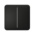 Interrupteur Ajax CenterButton 2 touches noir – 52180.140.BL