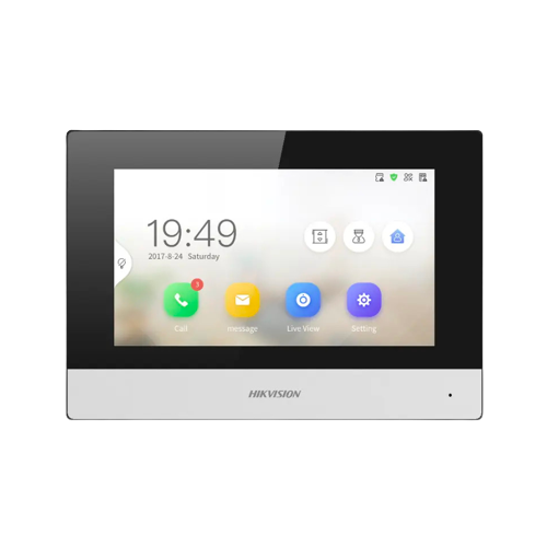 Moniteur 2 fils intérieur Ecran tactile 7 pouces – DS-KH6320EY-WTE2